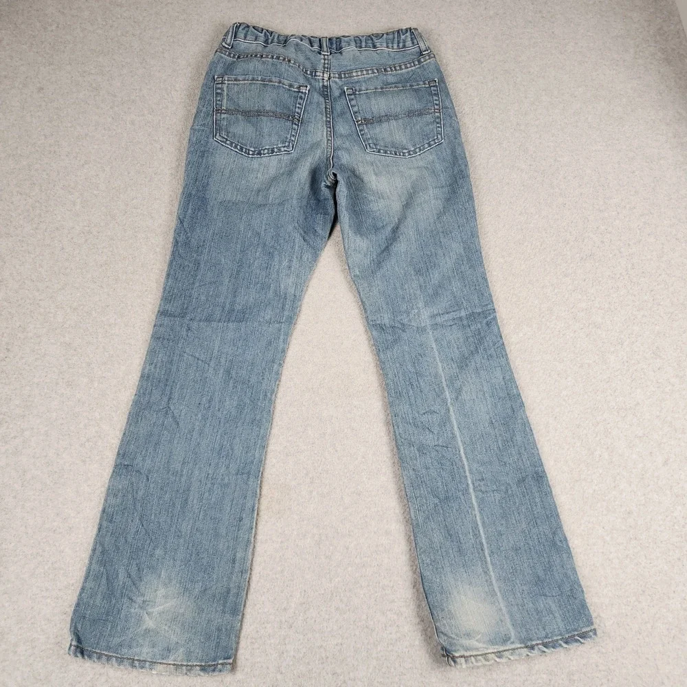 The Children's Place Bootcut Jeans Kids 14 Blue Denim Medium Wash Streetwear